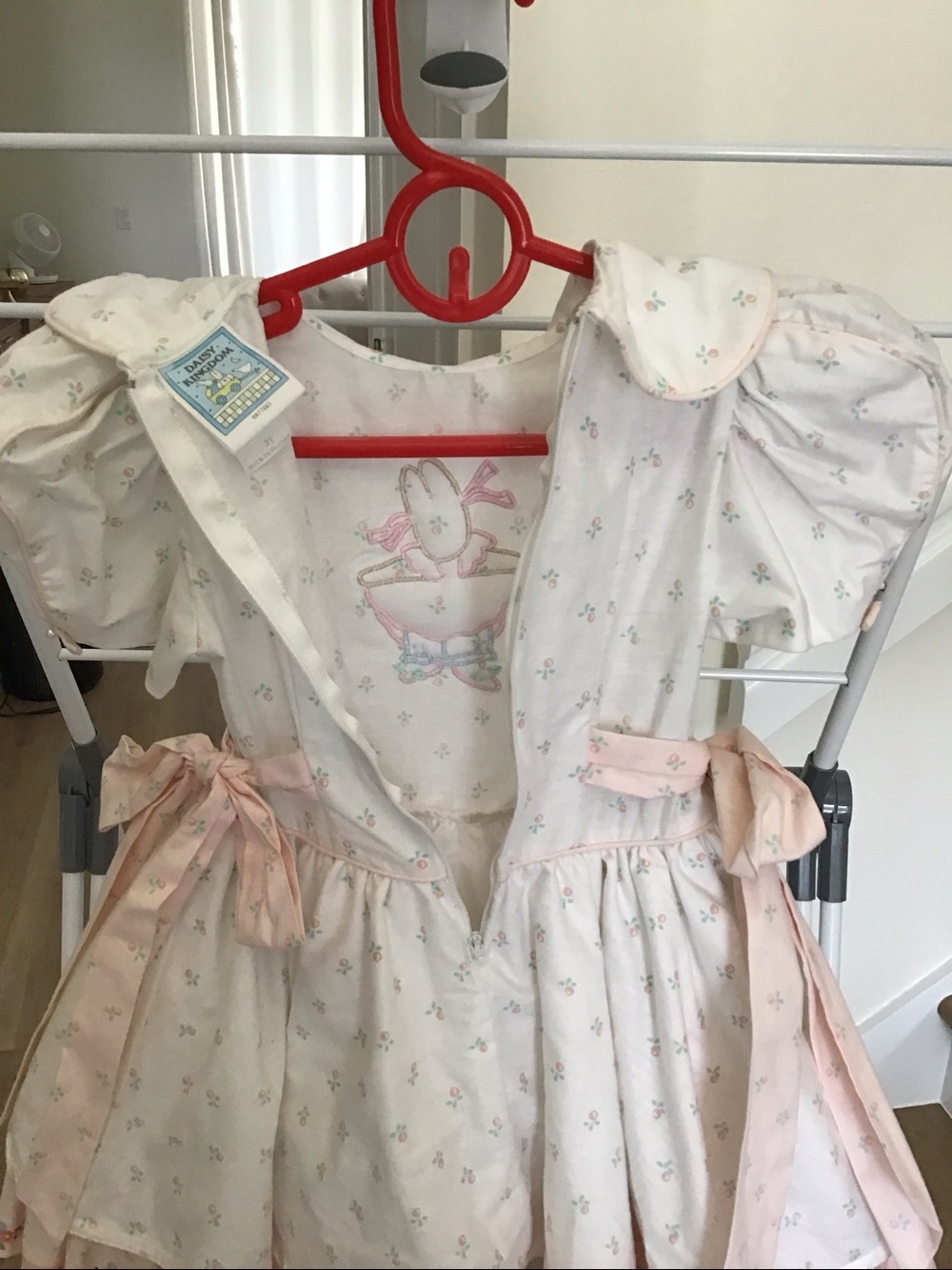 Vintage 1990s Daisy Kingdom toddler dress with Matching Bag - Picture 5 of 16